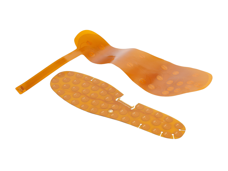 Double Sided Circuits For Smart Insoles